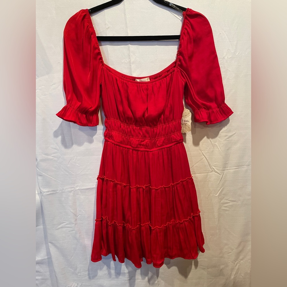 Size Small Red Dress Never Worn with Tag Altar’d State